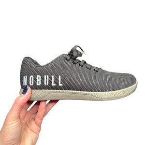 NOBULL Trainer SuperFabric Black CrossFit Gym Shoes Men 7.5 Women 9